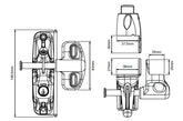 Lokk Latch and deluxe KEYED TO DIFFER Deluxe Lockable Latch from both sides of gate